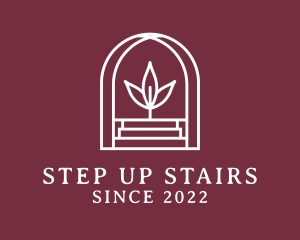 Staircase - Plant Staircase Gardening logo design