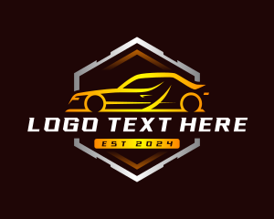 Retro Car - Automotive Car Mechanic logo design