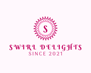 Swirl Flower Boutique logo design