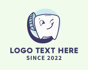 Toothbrush - Toothbrush Tooth Mascot logo design