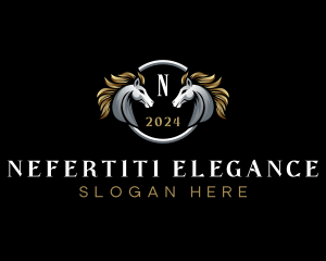 Elegant Elite Horse logo design