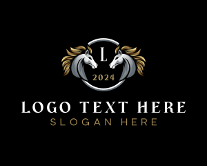Signage - Elegant Elite Horse logo design
