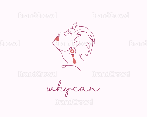 Beauty Woman Jewelry Logo