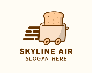 Breakfast - Bread Toaster Delivery logo design