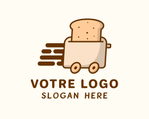 Snack - Bread Toaster Delivery logo design