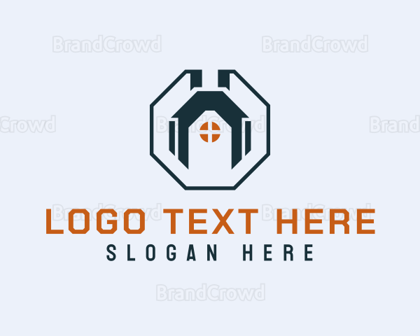 Octagon House Contractor Logo