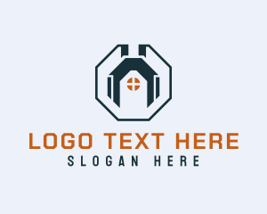 Contractor - Octagon House Contractor logo design