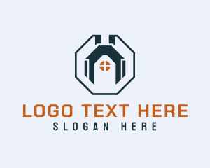 Octagon House Contractor Logo