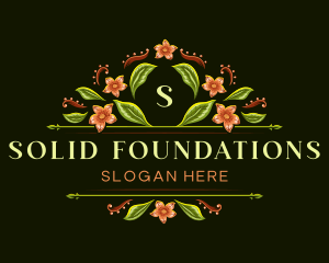 Flower Boutique Florist Logo