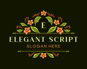 Flower Boutique Florist logo design