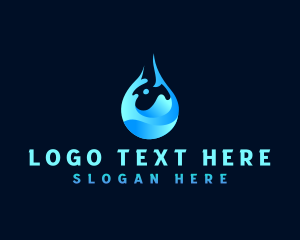 Utility - Water Drink Droplet logo design