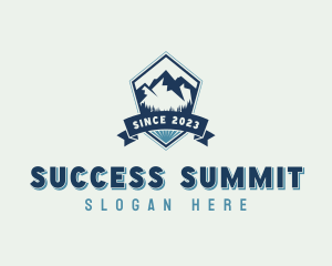 Travel Mountain Summit logo design