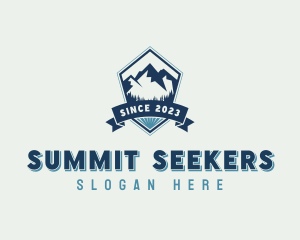 Travel Mountain Summit logo design