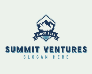 Travel Mountain Summit logo design