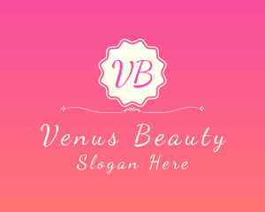 Ribbon Beauty Label logo design