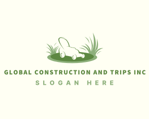 Garden Grass Lawn Mower  Logo