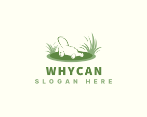 Grass - Garden Grass Lawn Mower logo design