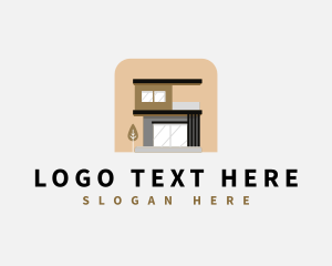 Subdivision - Simple Modern House logo design