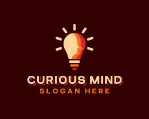 Light Bulb Mind logo design