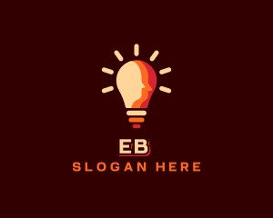 Electric - Light Bulb Mind logo design