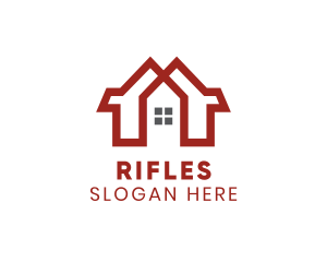 Red Duplex House Logo