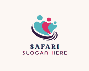 Parent - Heart Family Community logo design