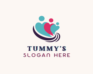 Nursery - Heart Family Community logo design