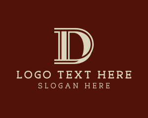 Legal Law Firm Letter D Logo