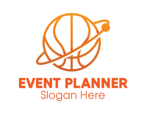 Basketball Sport Planet Logo