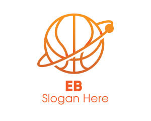 Ball - Basketball Sport Planet logo design