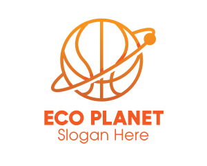 Basketball Sport Planet logo design