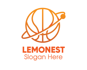 League - Basketball Sport Planet logo design