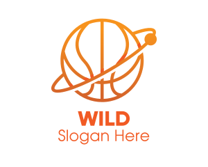 Court - Basketball Sport Planet logo design