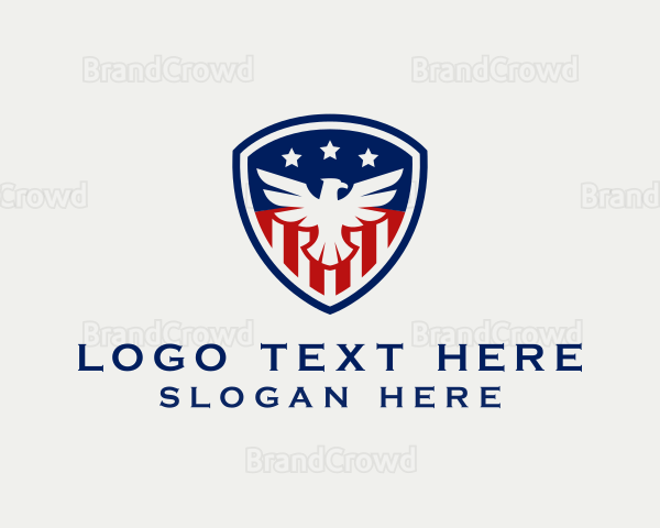 American Eagle Military Shield Logo