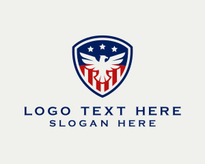 Campaign - American Eagle Military Shield logo design