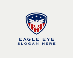 American Eagle Military Shield logo design