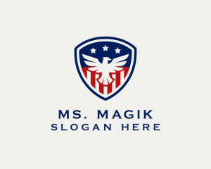 Sports Team - American Eagle Military Shield logo design