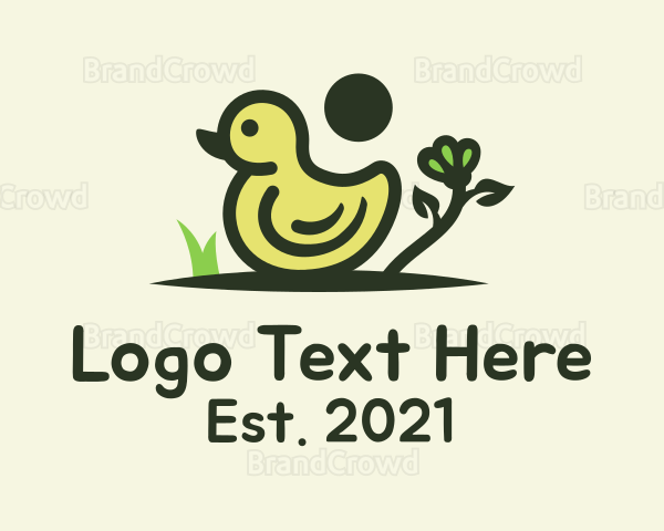 Nature Little Duckling Logo