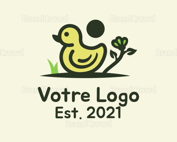 Nature Little Duckling Logo