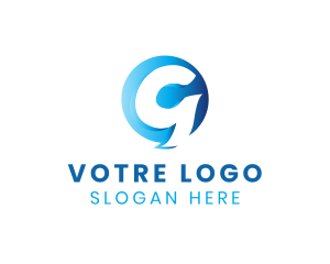 Strategist - Modern Gradient Sphere Letter G logo design