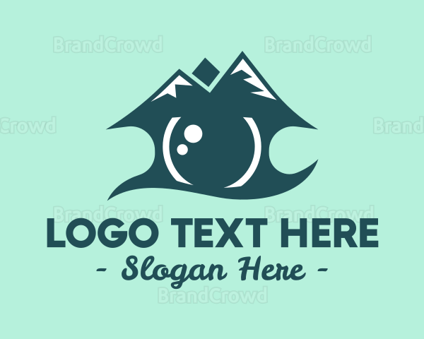 Teal Mountain Eye Logo