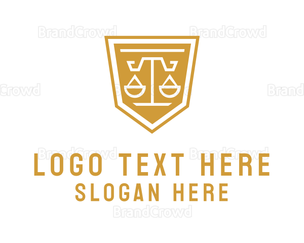 Legal Shield Scale Logo