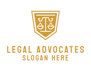 Legal Shield Scale logo design