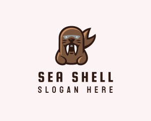 Angry Sea Lion logo design