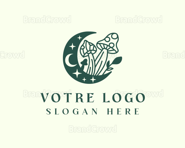 Mushroom Herbal Shrooms Logo