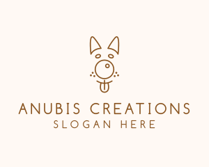 Pet Brown Dog logo design