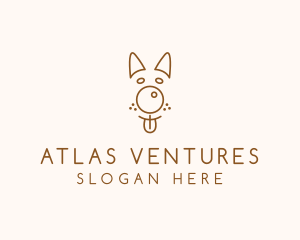 Pet Brown Dog logo design