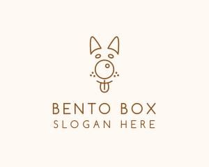 Pet Brown Dog logo design