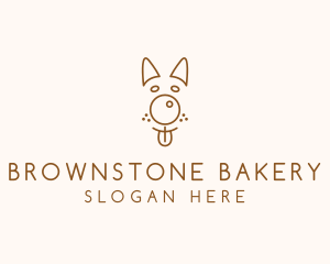 Brown - Pet Brown Dog logo design