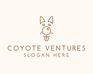 Pet Brown Dog logo design